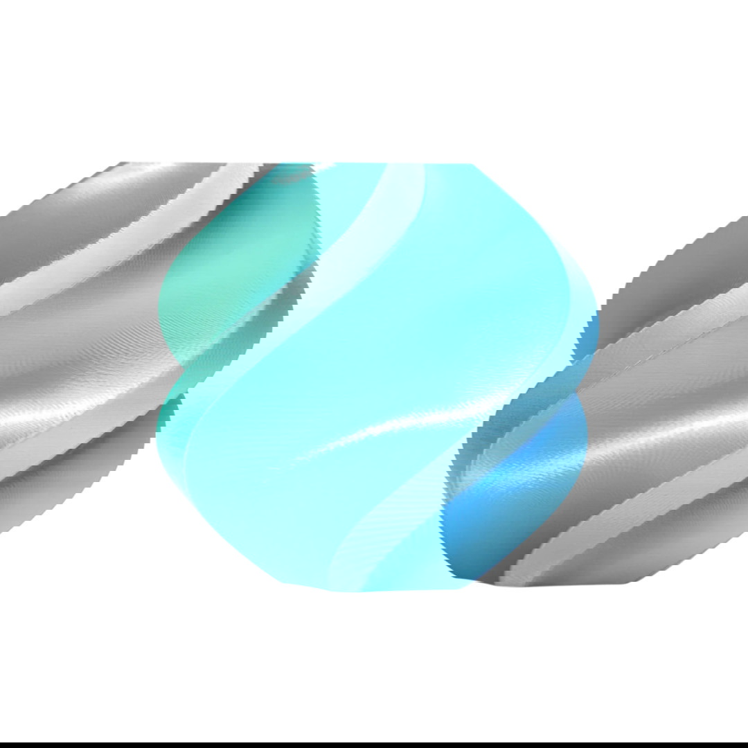 Filament Bambu Lab PLA Silk Dual Color 1,75mm 1kg - w zestawie z wielorazową szpulą - Blue Hawaii